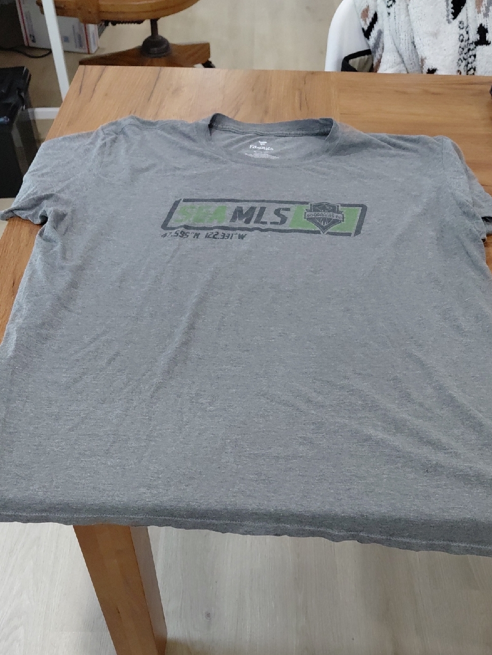 MLS Men's Gray Graphic T-Shirt